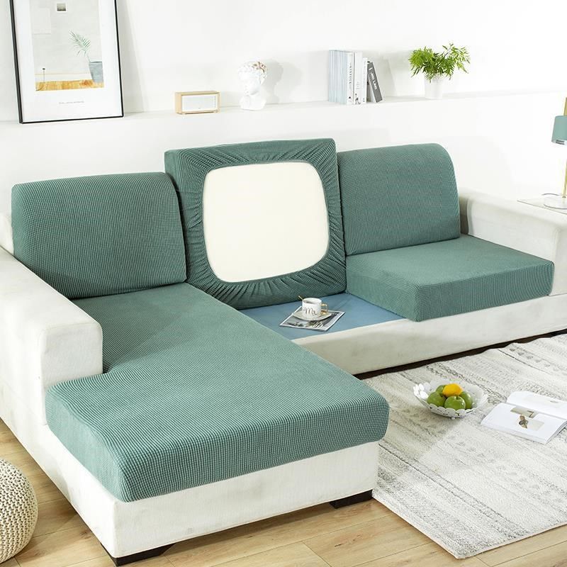 轻奢防水玉米粒沙发垫2024四季通用防滑坐垫子防猫抓沙发套罩盖布,淘宝优惠券,粉丝福利购,淘宝优惠卷