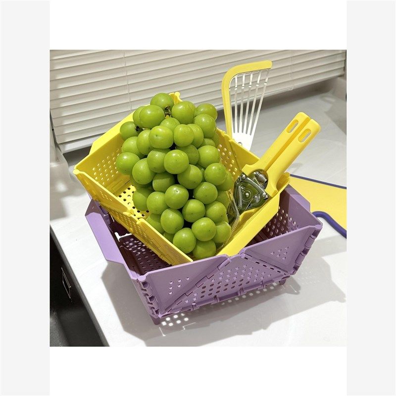 洗菜盆沥水篮新款可折叠收纳篮厨房水槽边沥水架洗菜篮洗水果神器,淘宝优惠券,粉丝福利购,淘宝优惠卷