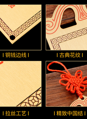 房屋缺角补角牌纯铜坤卦摆件西北角震坎兑巽艮挂件八卦铜板乾卦牌