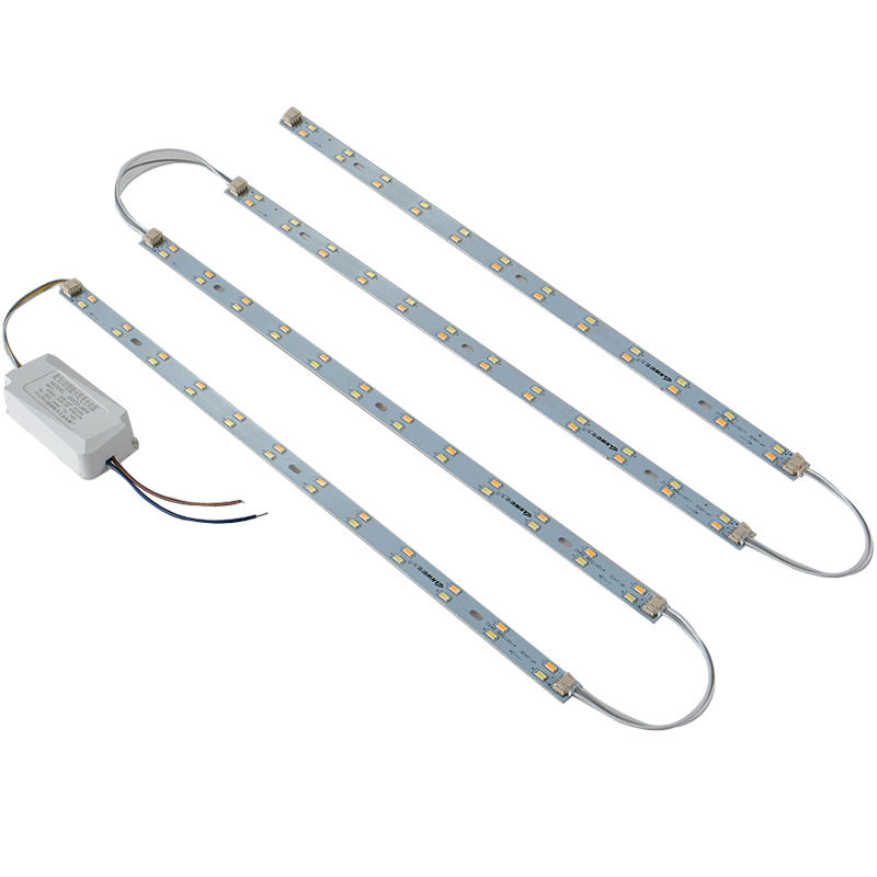 led吸顶灯三色变光灯条改造灯板长条31cm41cm52cm双色光源3段调色,淘宝优惠券,粉丝福利购,淘宝优惠卷