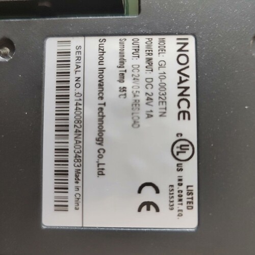 汇川GL10-0032ETN模块拆机件，成色新，功能包好。拆 - 图1