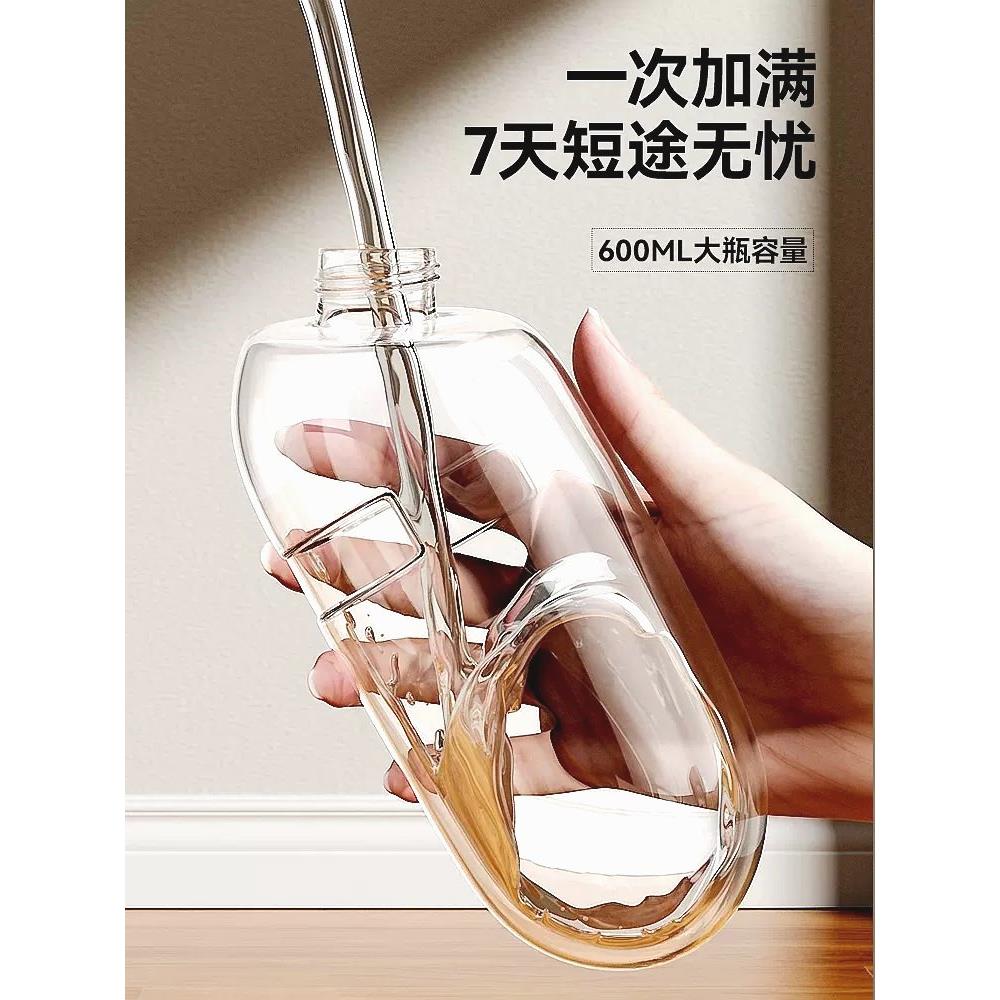 猫猫饮水机不湿嘴猫咪兔子喝水器流动宠物饮水器不插电自动狗水壶 - 图0