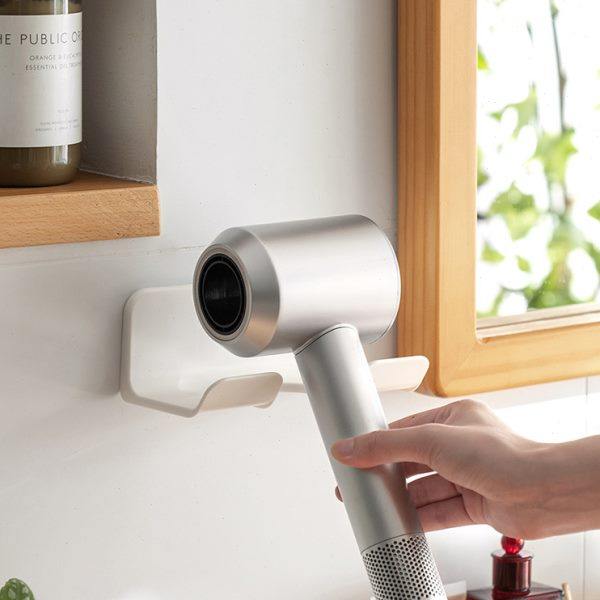 吹风机置物架免打孔家用卫生间浴室放风筒架子挂壁式支架放置挂架,淘宝优惠券,粉丝福利购,淘宝优惠卷