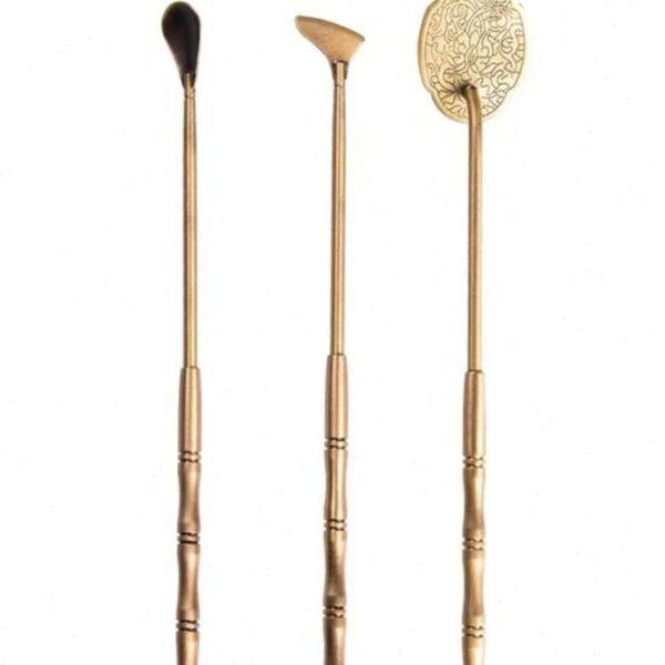 热销 铜制复古色香具三件套 打篆香道用具香铲香勺香押R302M,淘宝优惠券,粉丝福利购,淘宝优惠卷