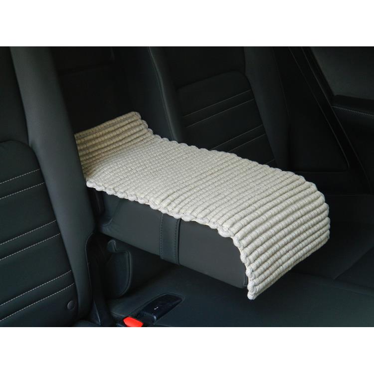 手编亚麻扶手箱垫汽车坐垫通用前排扶手箱后排扶手箱垫支持定制 - 图3