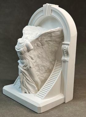 胜利女神覆古桌面艺术雕塑书架酒柜商业软装摆件书靠扩香石礼物