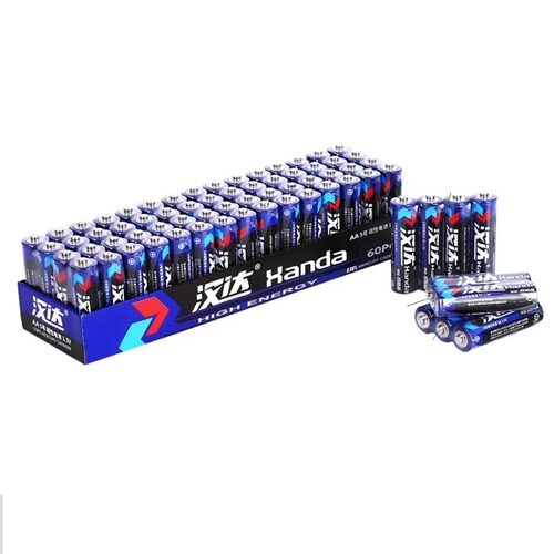 汉达电池5号7号高性能电池无汞环保碳性五号AA七号AAA儿童玩具 - 图1