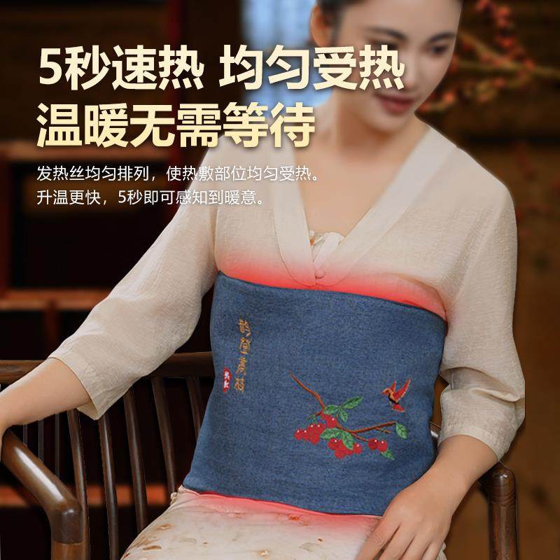 电加热海盐护腰艾绒热敷理疗暖宫护腰带家用腰部艾灸盐包盐包袋子,淘宝优惠券,粉丝福利购,淘宝优惠卷