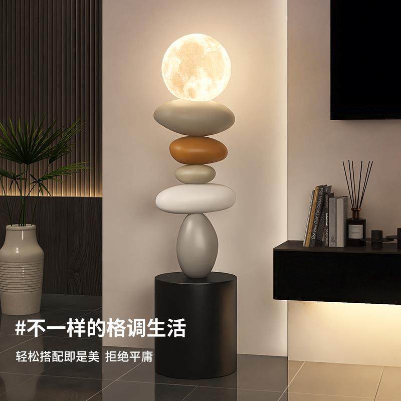 轻奢高级感落地灯摆件客厅电视柜沙发旁边玄关大型北欧艺术装饰品,淘宝优惠券,粉丝福利购,淘宝优惠卷