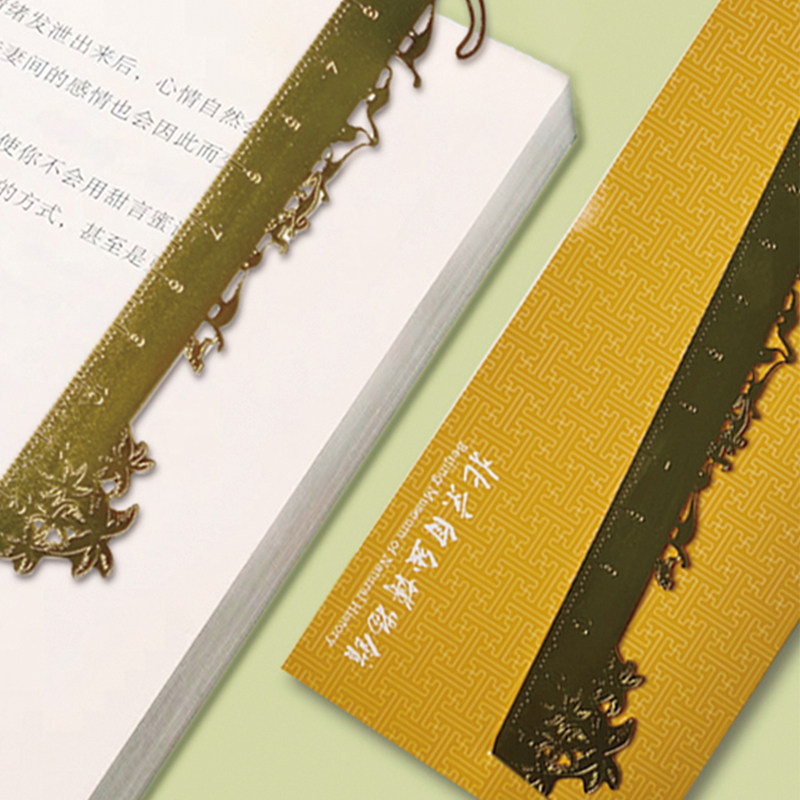 National Museum of Natural History Cultural and Creative Dinosaur Bronze Ruler Stationery Ruler Birthday Graduation Class Party Gift
