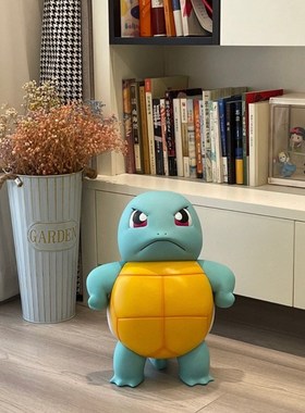 杰尼龟生气送礼潮玩家居摆件饰品儿童卡通房间可爱
