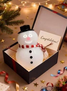 跨境新品Talking Animated Blink Snowman会说话的动画眨眼雪人