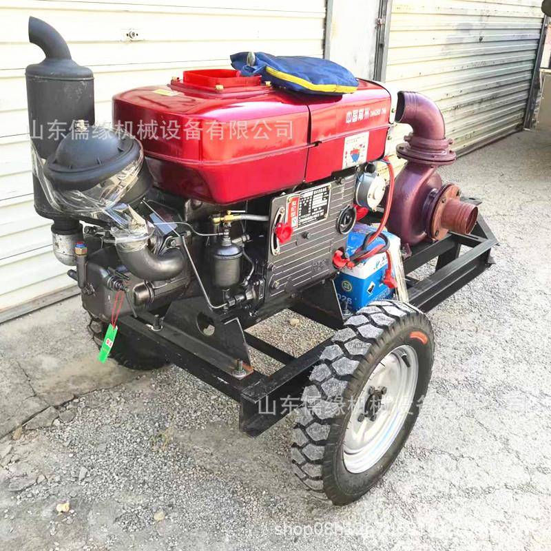 大马力柴油机一体拖车泵大流量水泵浇地灌溉离心泵 - 图1