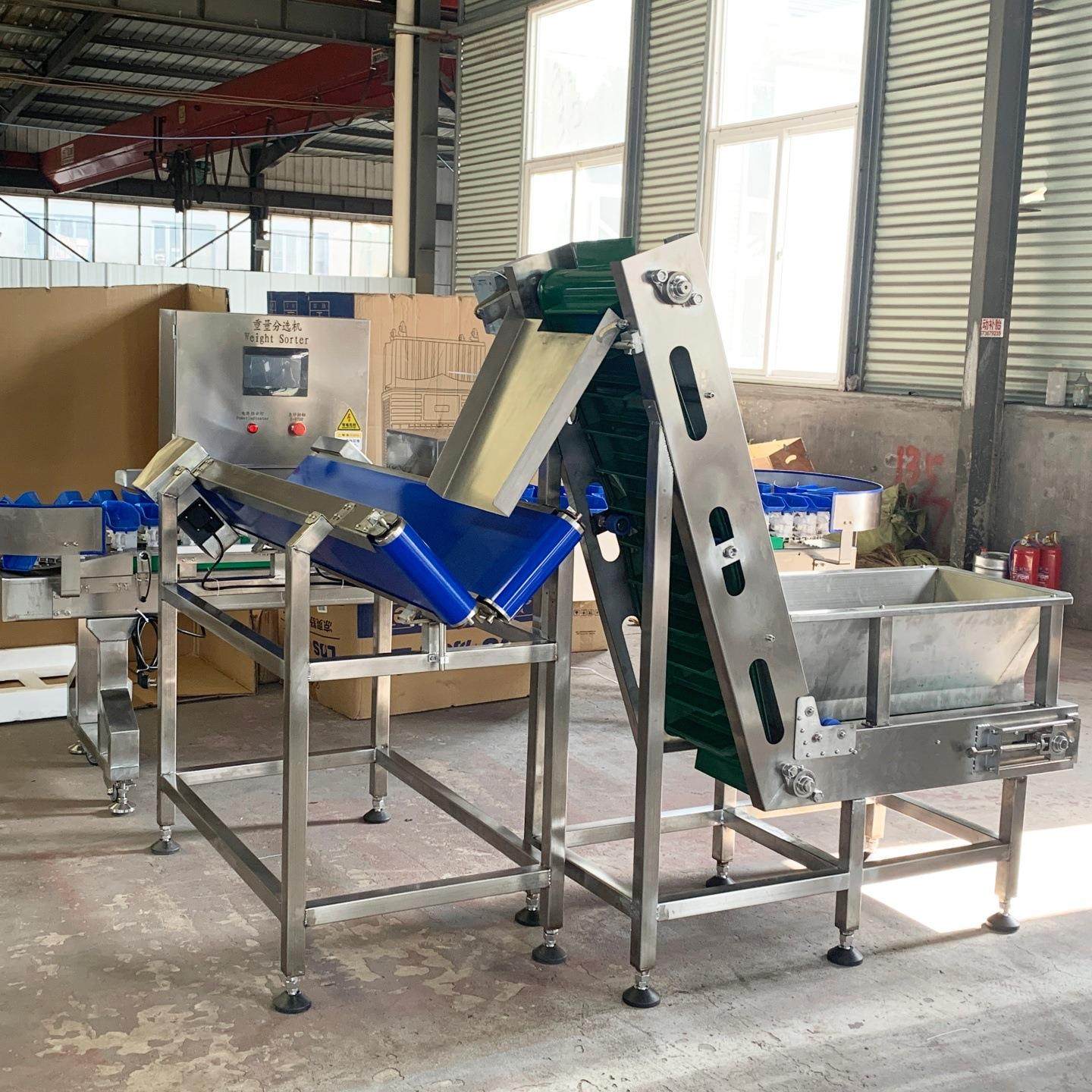 小龙虾自动分选机海参生蚝鲍鱼重量分拣设备海鲜大闸蟹称重分选机,淘宝优惠券,粉丝福利购,淘宝优惠卷