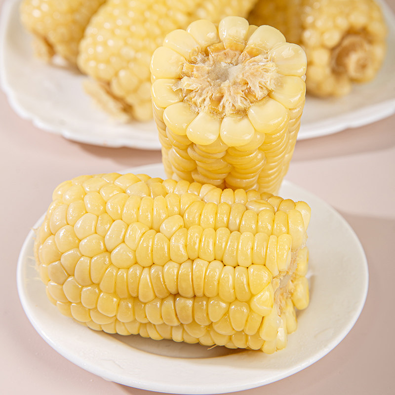 【精品礼盒】沙域香头茬甜糯玉米棒健身代餐玉米沙漠玉米冷鲜玉米