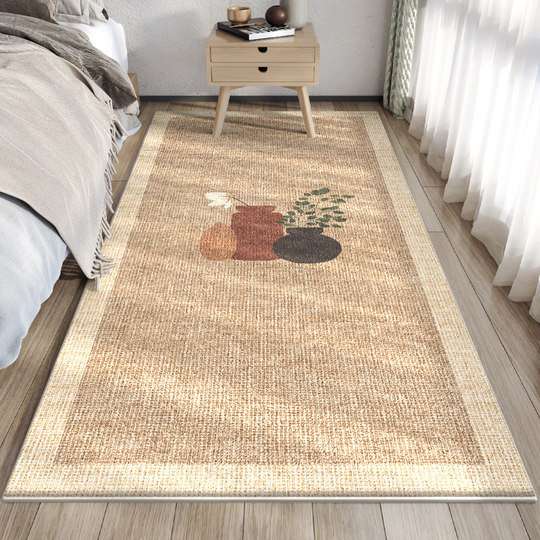 卧室地毯床边毯ins风家用客厅沙发茶几脚垫2025新款高级床前地垫