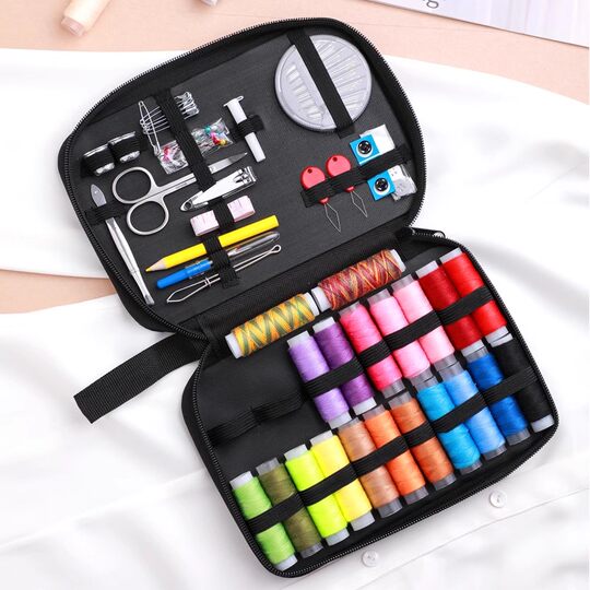 针线盒家用针线包高质量好实用全套装缝补衣线高端多色裁缝纫工具