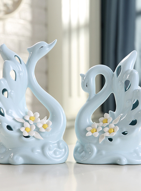 陶瓷摆件家居饰品酒柜客厅装饰品电视柜玄关创意个性房间家装摆设