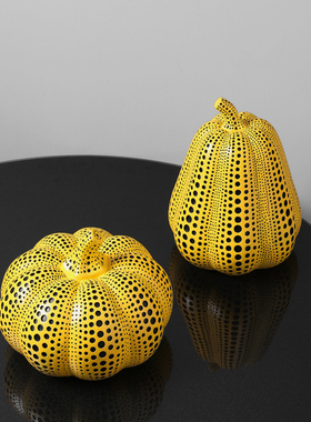 MOLA.pumpkin家居创意装饰客厅电视柜办公室玄关轻奢摆件  波瓜