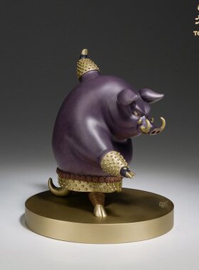 铜 铜摆件铜师傅猪 《功夫》之野工艺品桌面摆件熊猫礼品 饰品