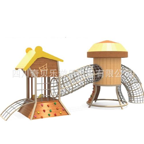 成都户外小区长颈鹿非标游乐设施儿童乐园不锈钢滑梯秋千组合厂家 - 图3