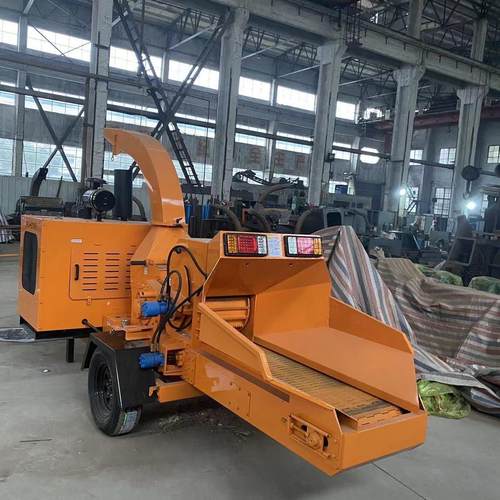 树枝粉碎机新型果园园林农业大型木材多功能粉碎机全自动节能 - 图2