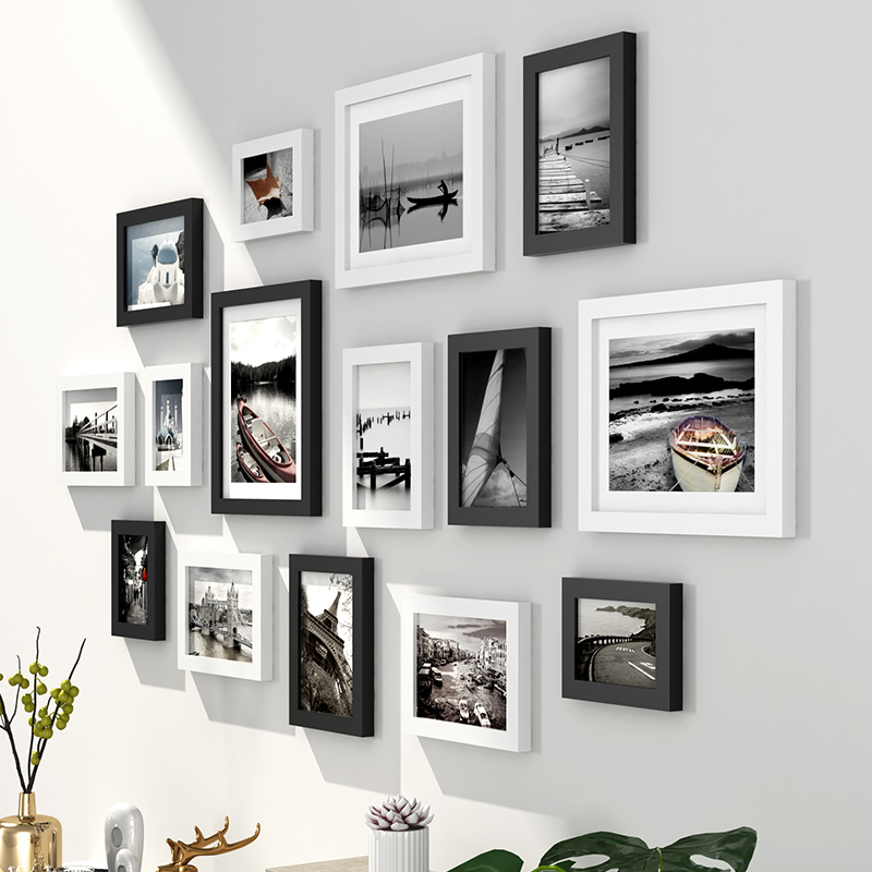 北欧相框a墙创意装饰画框装裱客厅组合儿童小相框照片墙像框架挂 - 图2