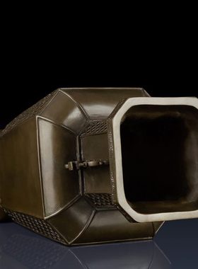 纯黄铜花瓶工艺品摆件铜花瓶一对礼品家居饰品客厅装饰品花瓶摆件