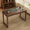 Living room balcony solid wood tea table home tea table