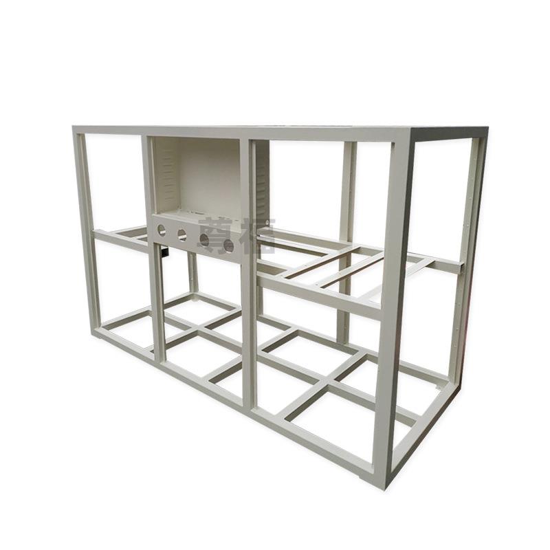 Rack welding processing Chassis rack stainless steel pipe rack cutting and welding sheet metal processing Large rack processing