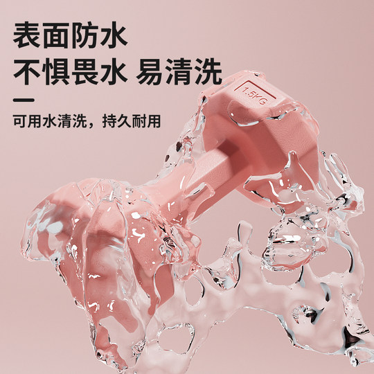 哑铃女士健身器材家用瘦肚子杠铃壶铃儿童青少年女小哑铃2KG一对