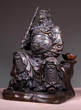 佛香天逸财神爷佛像家用铜摆件文武财神关公范蠡开业办公室店铺