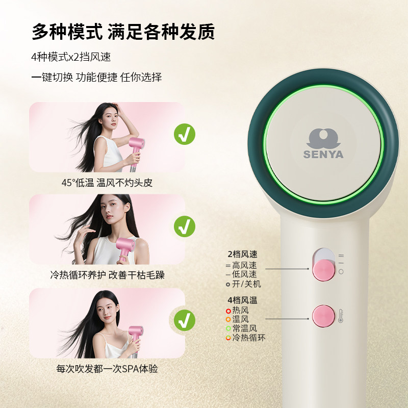 SENYA吹风机超高速负离子护发