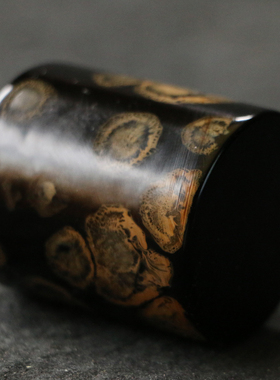 漆器非遗纯手工提大漆生漆工艺榉木内胎茶道茶具零配盖置