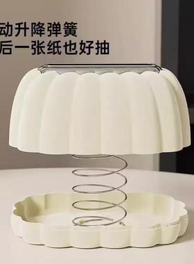 纸巾盒客厅高档轻奢抽纸盒家用茶几摆件创意纸抽盒车载车内高级感