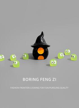 无聊了！摆一堆小精灵的魔法小屋情绪治愈桌面小摆件工位装饰礼物