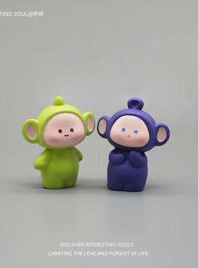 无聊了，摆几个天天宝宝陪玩可爱治愈情绪解压日式工位桌面小摆件