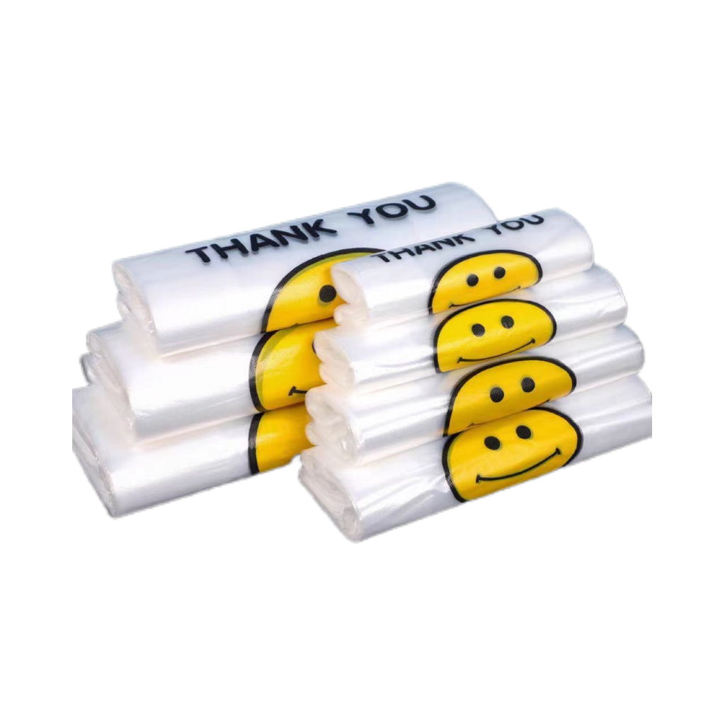 【活动】加厚笑脸塑料袋批发超市背心式外卖打包袋手提袋方便袋,淘宝优惠券,粉丝福利购,淘宝优惠卷