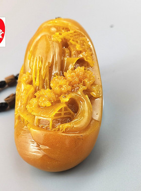 玉石原石黄e龙玉仿寿山石雕田黄石手把件时来运转奇石观赏石