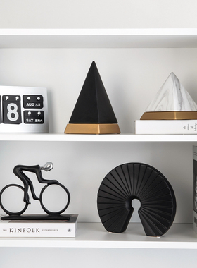 招财领导办公室装饰品摆件书柜子现代创J意高档老板桌面大气高级