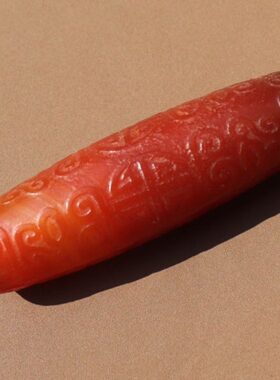 月包浆方子复古岁勒言挂件吊坠配饰守护纹路漏玛瑙精品放天珠P3