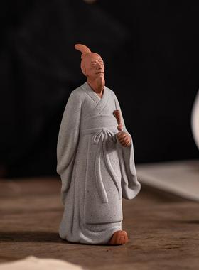 屈原摆件人物中式陶瓷雕像书房桌面景观造景装饰品端午节礼物