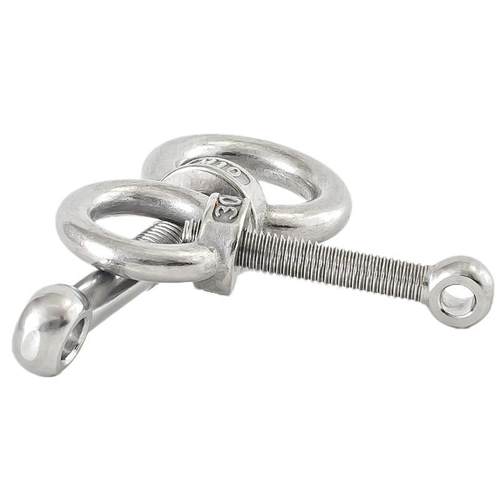 304不锈钢活节螺栓+吊环螺母 活节螺丝 吊母GB798M5M6M8M10M12M14 - 图0