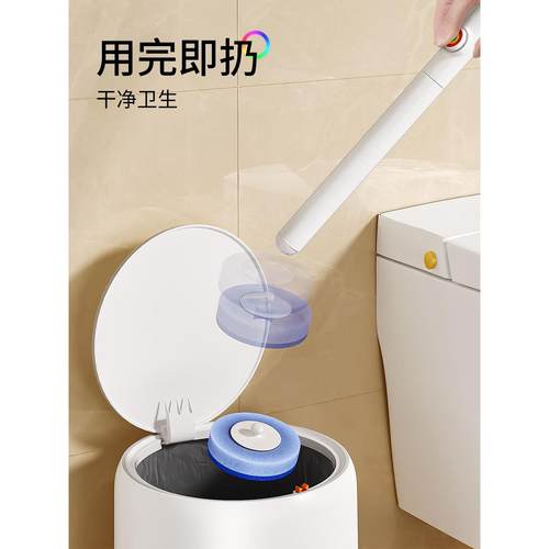 一次性马桶刷家用无死角清洁神器壁挂清洁卫生间厕所专用刷 - 图3