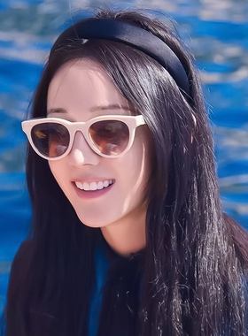 迪里热巴同款墨镜2025新款