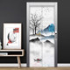 The elevator door can be removed without leaving any thick glue, creative Chinese style