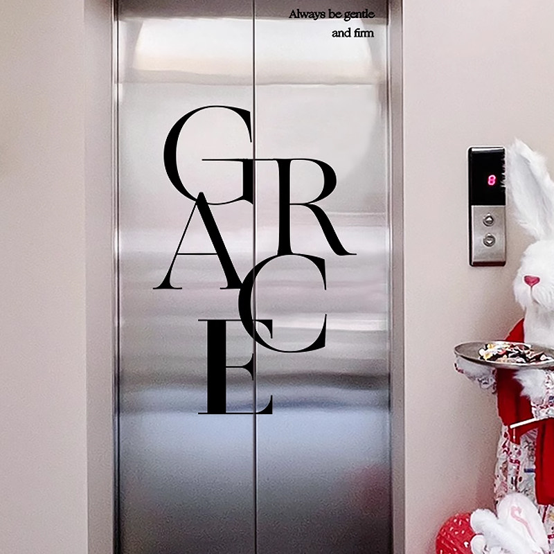 卡通电梯门贴纸平安喜乐入户门装饰电梯贴膜墙贴自粘防水防潮贴画,淘宝优惠券,粉丝福利购,淘宝优惠卷
