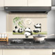 Modern minimalist kitchen oil-proof sticker static electricity special film