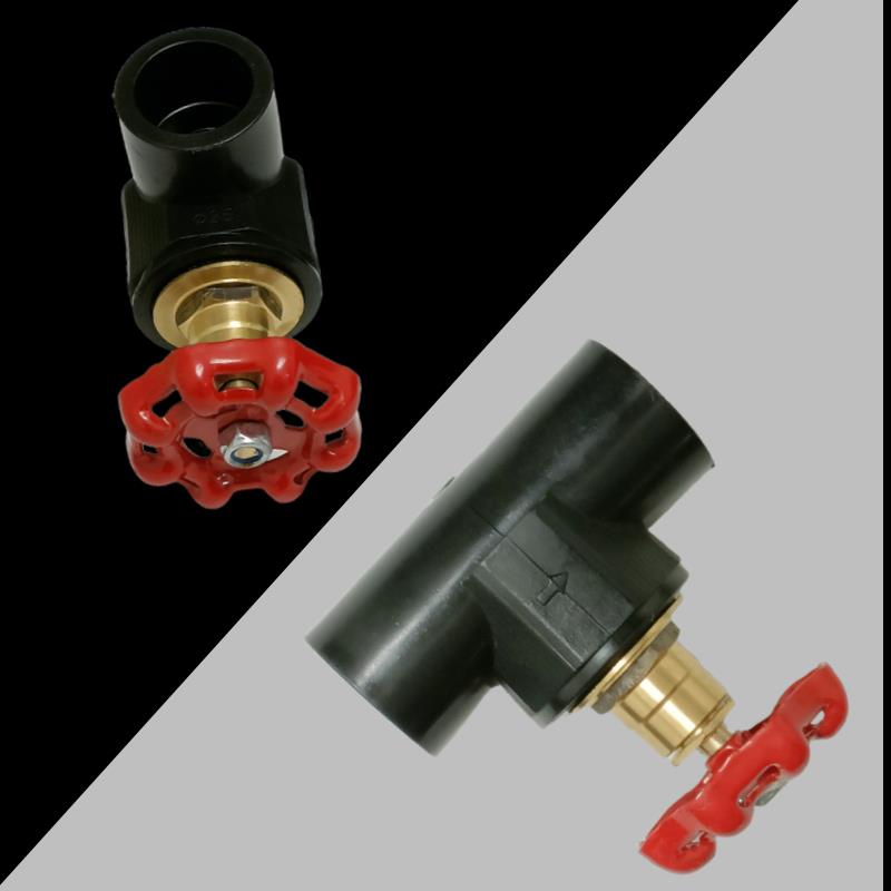 PE截止阀热熔升降式阀门全铜阀芯水阀20 25 32 40 50 63 75 90 - 图2