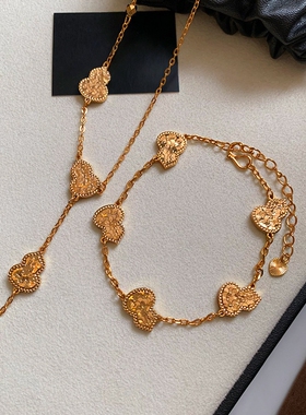 鱼头星星葫芦轻奢小众感长款气质毛衣项链女生配饰金色招财饰品潮